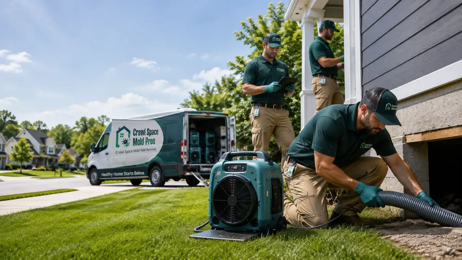 Crawl Space Mold Removal in Douglas City, CA